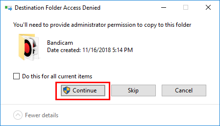 Dán file active vào thư mục cài đặt